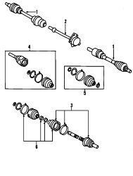 Mazda MPV  INNER CV JOINT | Mazda OEM Part Number GA20-22-620A