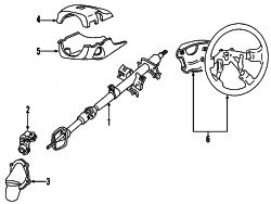 Mazda MPV  STEERING WHEEL | Mazda OEM Part Number LE44-32-980B-72