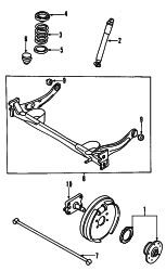 Mazda MPV  AXLE ASSY | Mazda OEM Part Number LD47-28-B0X