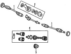Mazda Millenia  CV JOINTS | Mazda OEM Part Number GR05-22-510
