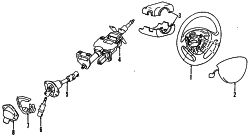 Mazda Millenia  STEERING COLUMN | Mazda OEM Part Number TC44-32-100B