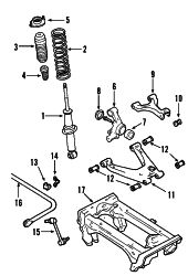 Mazda Miata  LOWER CONTROL ARM | Mazda OEM Part Number NC10-28-310