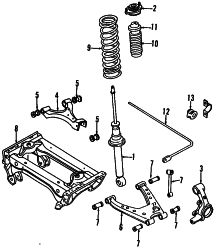 Mazda Miata  STABILIZER BAR | Mazda OEM Part Number NA01-28-2A0C