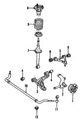 Mazda RX-7  STABILIZER BAR | Mazda OEM Part Number FD01-34-151A