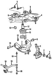 Mazda B4000  LOWER CONTROL ARM | Mazda OEM Part Number 1F71-34-310