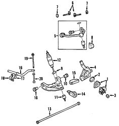 Mazda B4000  LOWER CONTROL ARM | Mazda OEM Part Number 1FAA-34-320