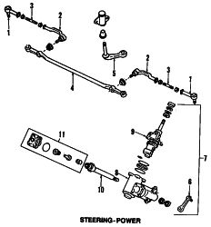 Mazda B2600  OUTER TIE ROD | Mazda OEM Part Number UB39-99-324