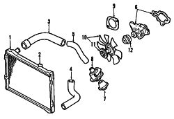 Mazda MPV  WATER PUMP | Mazda OEM Part Number 8AL4-15-010A