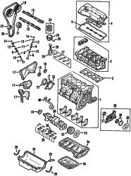 Mazda Protege  VALVE SEALS | Mazda OEM Part Number KL01-10-155