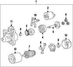Mazda 3  STARTER | Mazda OEM Part Number LF4J-18-400