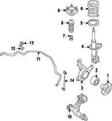 Mazda CX-9  CROSSMEMBER | Mazda OEM Part Number TD11-34-80XD