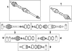Mazda 3  INNER BOOT | Mazda OEM Part Number FTC4-22-540