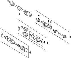 Mazda 5  INTERMEDIATE SHAFT | Mazda OEM Part Number GG68-25-700B