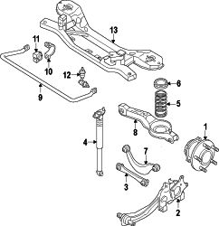 Mazda 5  SPRING INSULATOR | Mazda OEM Part Number C273-28-012C