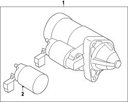 Mazda 6  SOLENOID | Mazda OEM Part Number PE07-18-X10