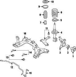 Mazda 2  COIL SPRING | Mazda OEM Part Number DR62-34-011B