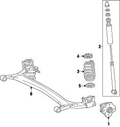 Mazda 2  SHOCK ABSORBER | Mazda OEM Part Number D04A-28-70XE