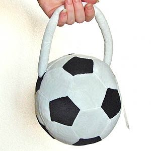 Plush Soccer Ball Purse * A1025