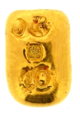 J. A. REY & Co 10 Grams Cast 24 Carat Gold Bullion Bar 999.9 Pure Gold