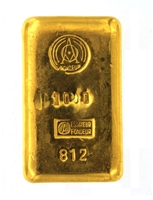 Argor S.A Chiasso 250 Grams Cast 24 Carat Gold Bullion Bar 1000 Pure Gold