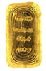 Bruno Welz 100 Grams Cast 24 Carat Gold Bullion Bar 999.9 Pure Gold