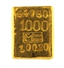 Cendres + MÃ©taux 100,2 Grams Cast 24 Carat Gold Bullion Bar 1000 Pure Gold