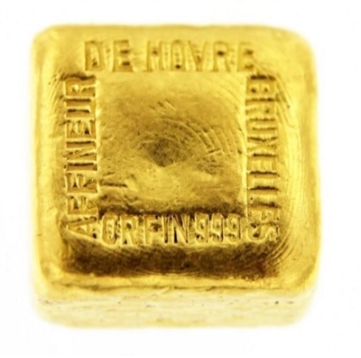 De Hovre 100 Grams Cast 24 Carat Gold Bullion Bar 999 Pure Gold