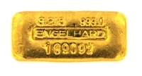 Engelhard 100 Grams (3.215 Oz.) Cast 24 Carat Gold Bullion Bar 999.0 Pure Gold