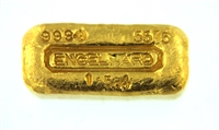 Engelhard 48.64 Grams (1.564 Oz.) Cast 24 Carat Gold Bullion Bar 999.9 Pure Gold