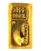 Franco & Filiberto Fraccari 100 Grams Cast 24 Carat Gold Bullion Bar 998 Pure Gold