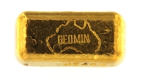 GEOMIN Australia 2.51 Ounces Cast 24 Carat Gold Bullion Bar 999.9 Pure Gold