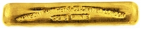 Johnson Matthey & Co. Limited 10 Tolas (116.6 Gr.) Cast 24 Carat Gold Bullion Bar 996 Pure Gold