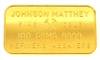 Johnson Matthey 100 grams 24 Carat Gold Bullion Bar 999.9 Pure Gold