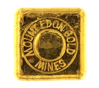 Mount Edon Gold Mines 100 Grams Cast 24 Carat Gold Bullion Bar 999.9 Pure Gold