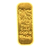 Merrill Lynch 1 Ounce Cast 24 Carat Gold Bullion Bar 999.9 Pure Gold