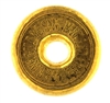 Po Sang Bank Ltd. 1 Tael (37.42 Gr.) Cast 24 Carat Gold Bullion Doughnut Bar (1.203 Oz.) 99% Pure Gold