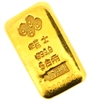 Pamp Suisse 5 Tael (6.01 Oz - 187.5 Gr.) Cast 24 Carat Gold Bullion Bar 999.9 Pure Gold with Assay Certificate