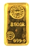 N.M Rothschild & Sons 250 Grams Cast 24 Carat Gold Bullion Bar 999.9 Pure Gold
