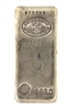 Swiss Bank Corporation - Compagnie des MÃ©taux PrÃ©cieux Paris 1 Kilogram Cast 24 Carat Silver Bullion Bar 999.0 Pure Silver