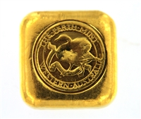 The Perth Mint 2.5 Ounces Cast 24 Carat Gold Bullion Bar 996.0 Pure Gold