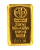 Union Bank of Switzerland 250 Grams Cast 24 Carat Gold Bullion Bar 999.9 Pure Gold