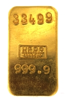 Usine Genevoise de DÃ©grossissage d'Or 'UGDO' 100 Grams 24 Carat Gold Bullion Bar 999.9 Pure Gold