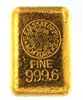 1946 US Assay Office New York 24.32 Ounces Cast 24 Carat Gold Bullion Bar 999.6 Pure Gold