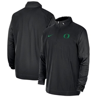 Oregon Ducks Nike Lightweight Coaches Hooded Jacket Black/Apple