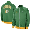 Oregon Ducks Nike Classic DTO Throwback Track Jacket Apple Green