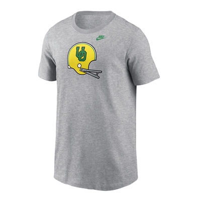 Oregon Ducks Nike Youth Vault Helmet Tee - Grey