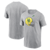 Oregon Ducks Nike Vault Helmet Tee - Grey