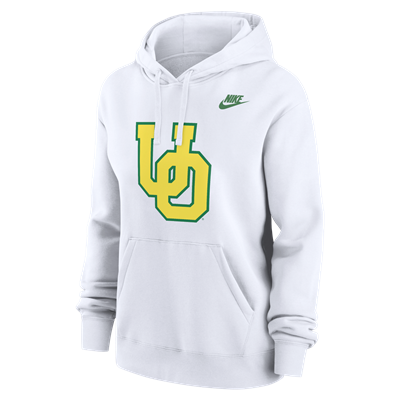 Women's Nike Legacy "UO" Logo Hood - White/Yellow