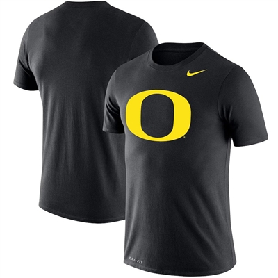 Oregon Ducks Nike Dri-FIT Logo Tee Black Yellow