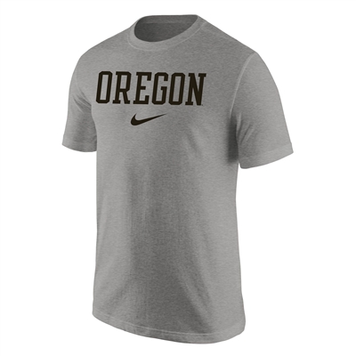Oregon Ducks Nike Cotton Arched Tee Grey/Black